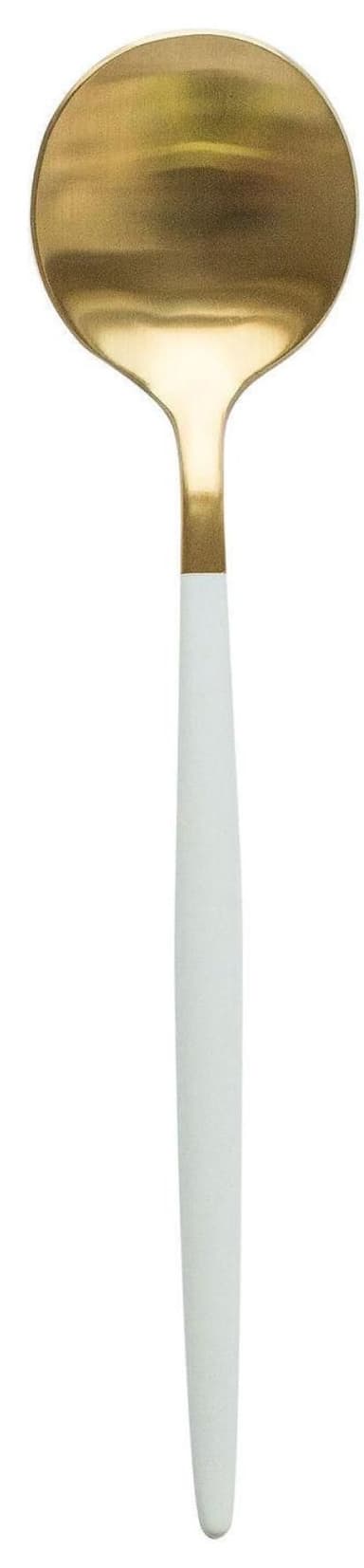 BAKER white-gold soup spoon