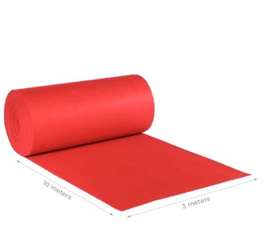 Exhibition carpet red