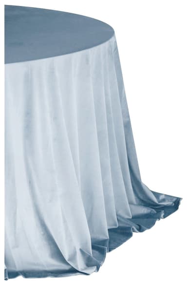 LARGO blue round tablecloth #107