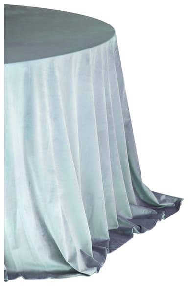 LARGO dusty blue round tablecloth #106
