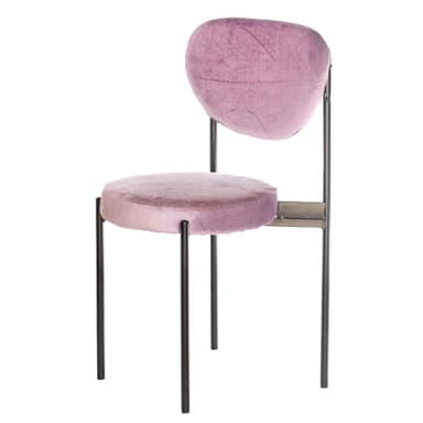 TEMPO chair black with PINK seat and back