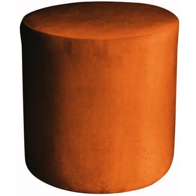 NORMAN ice pumpkin color pouf medium