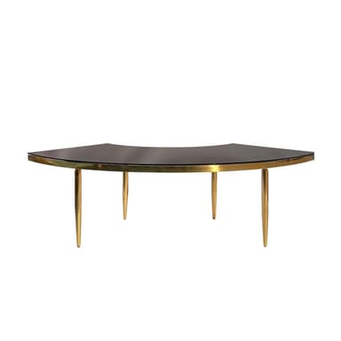 GABLE gold and black wave table — 1 section