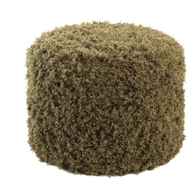 NORMAN moss pouf small