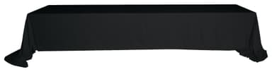 NEW! LARGO XXXL black rectangular tablecloth #112