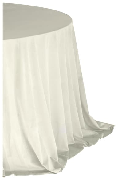 LARGO ivory round tablecloth #102