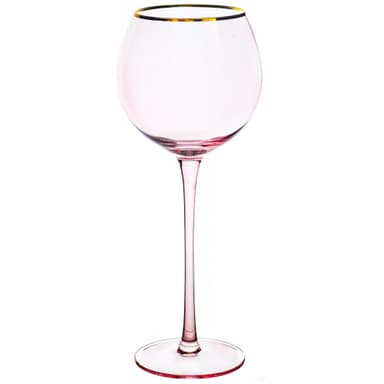 ALONSO pink glass