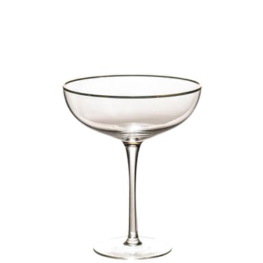 ALONSO clear cocktail glass