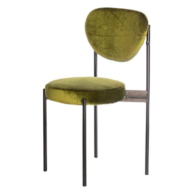 TEMPO chair black with GREEN seat and back