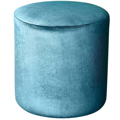 NORMAN ice blue pouf medium