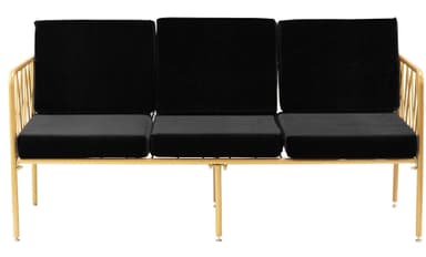 LIEPA black sofa
