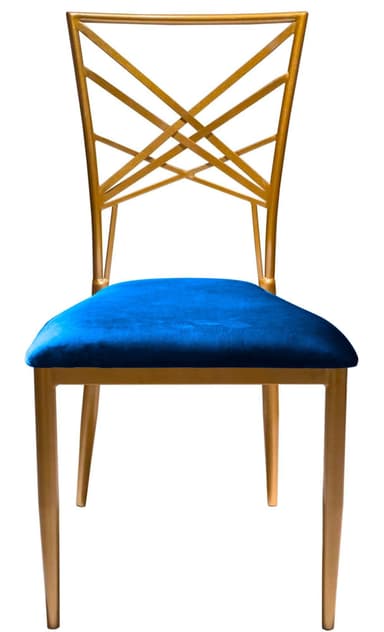 OCTAVE chair royal blue velvet
