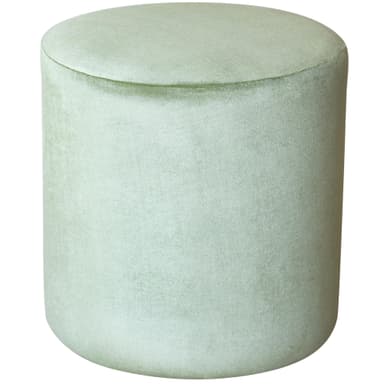 NORMAN ice fern pouf medium