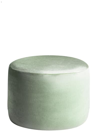 NORMAN ice fern pouf small