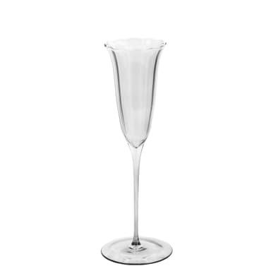 NEW! MUSSET flute clear glass