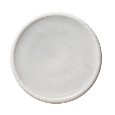 NEW! MOFFO frosted white appetizer plate