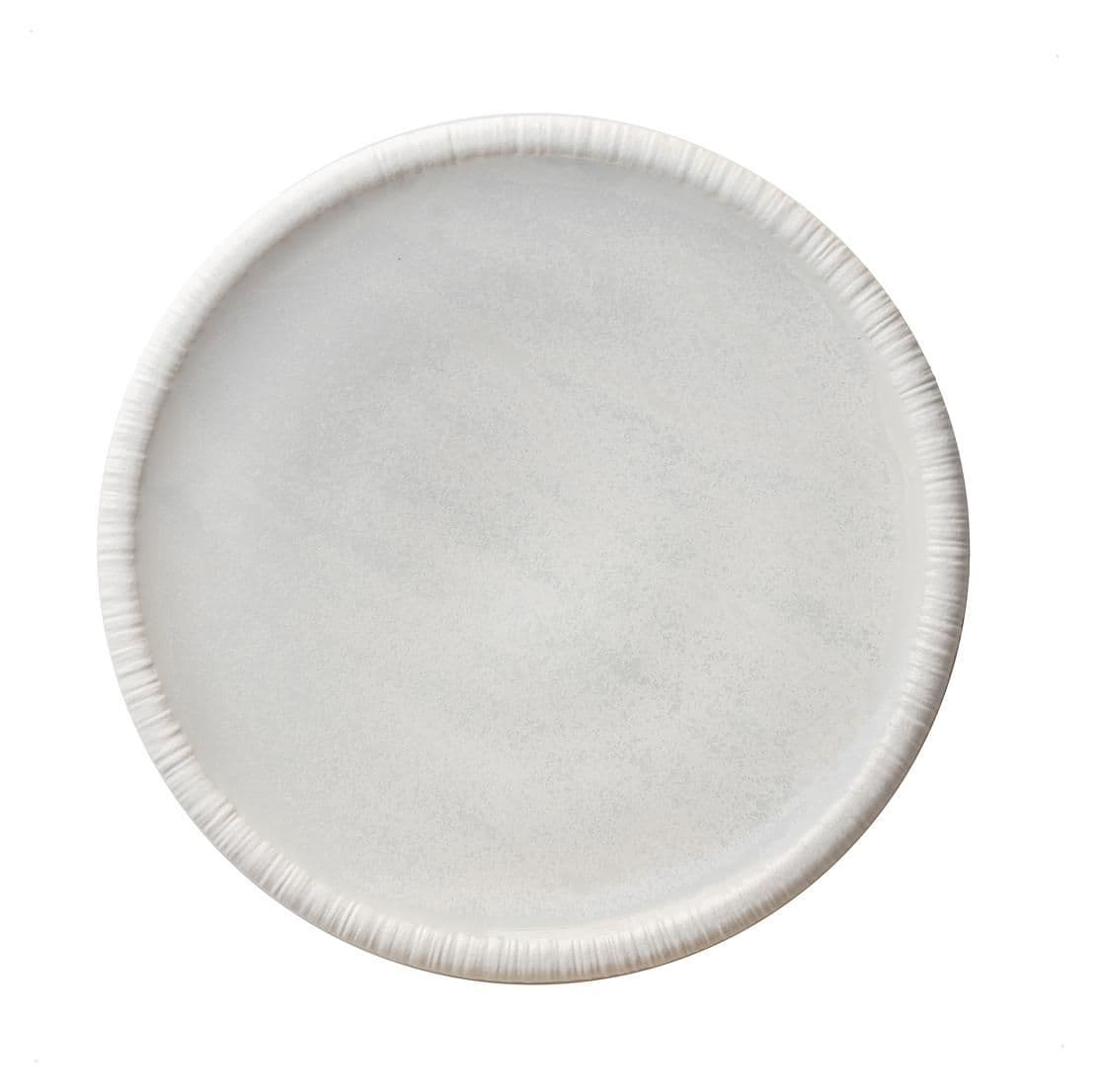 NEW! MOFFO frosted white appetizer plate