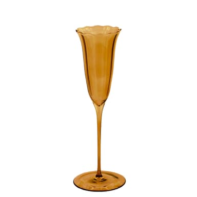 NEW! MUSSET flute caramel glass
