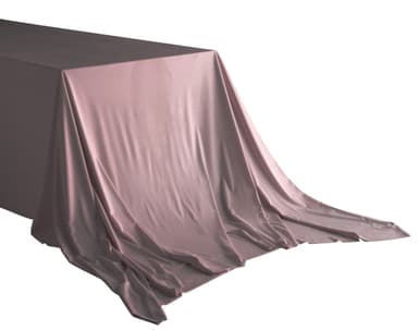 LARGO XL cocoa rectangular tablecloth