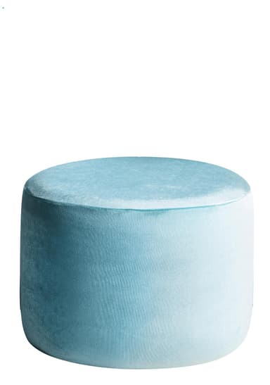 NORMAN ice blue pouf  small