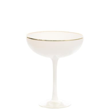 ALONSO white cocktail glass