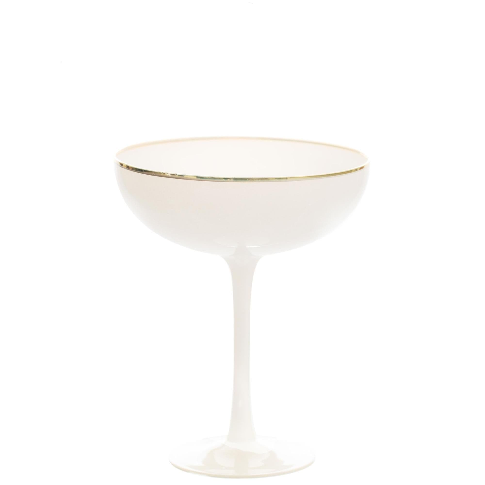 ALONSO white cocktail glass