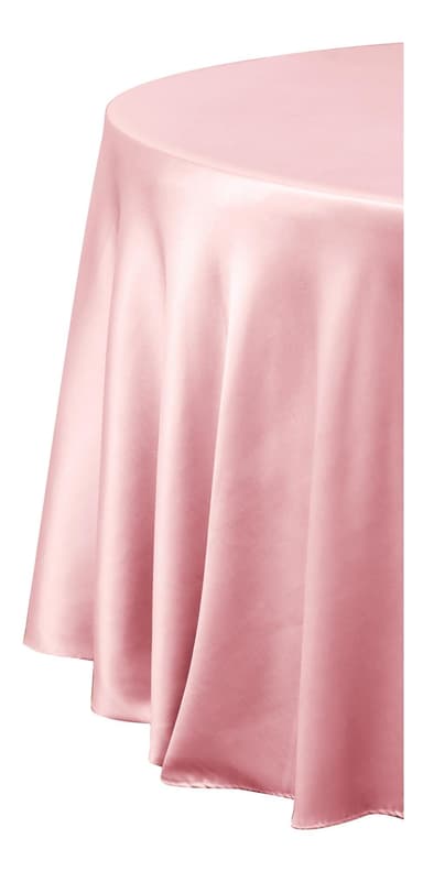 ACCORD pink round tablecloth