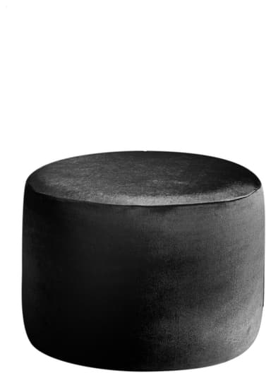 NORMAN black pouf small