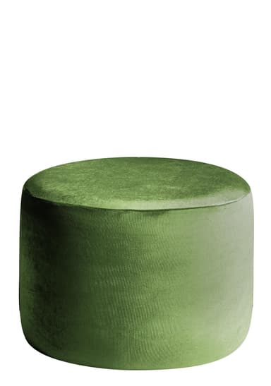 NORMAN ice green pouf small