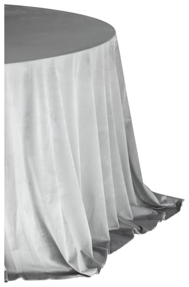 LARGO pearl grey round tablecloth #104