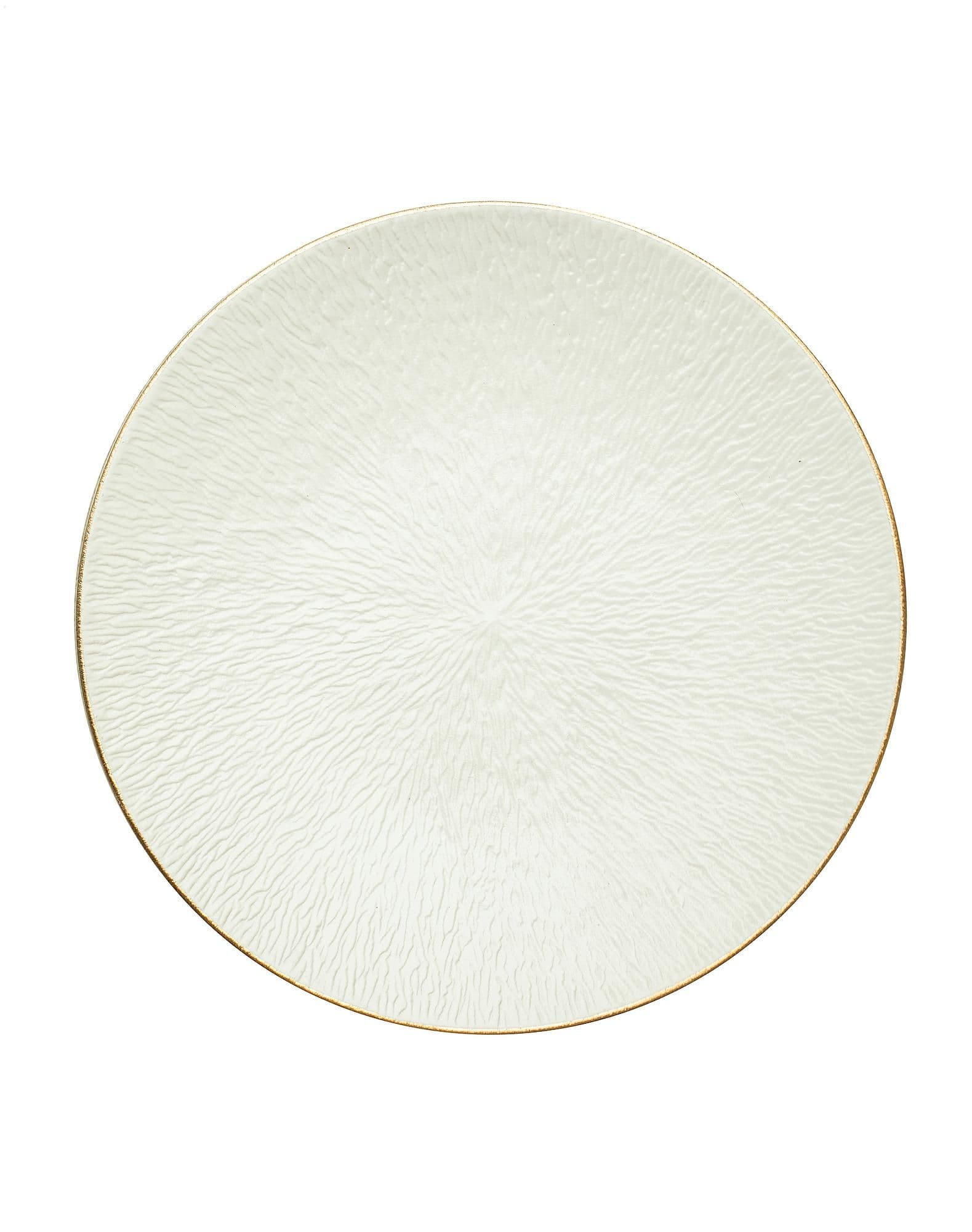 BRUKS white appetizer plate