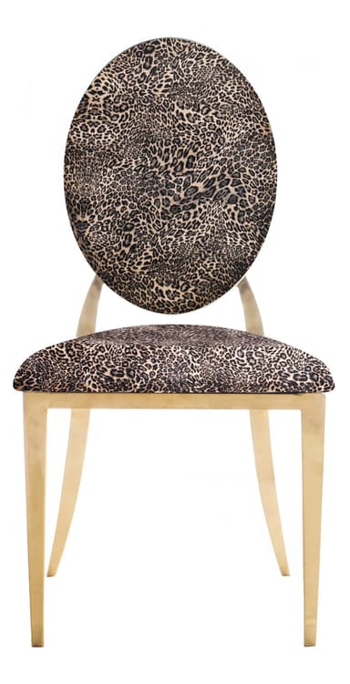 DUPONT chair leopard with gold