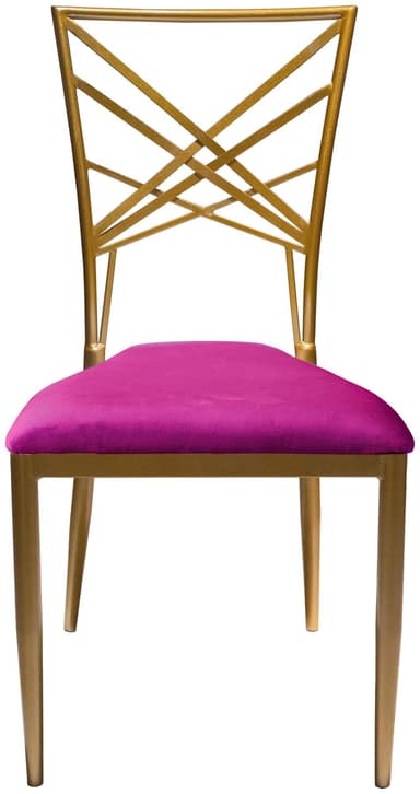 OCTAVE chair barbie pink velvet