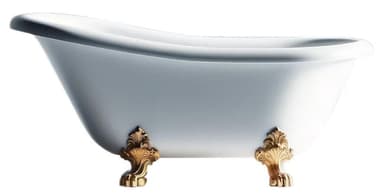 ASARIN bath with gold legs
