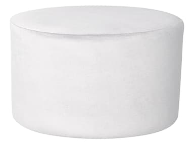 NORMAN ice white pouf large