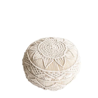 TUCCHI boho pouf round