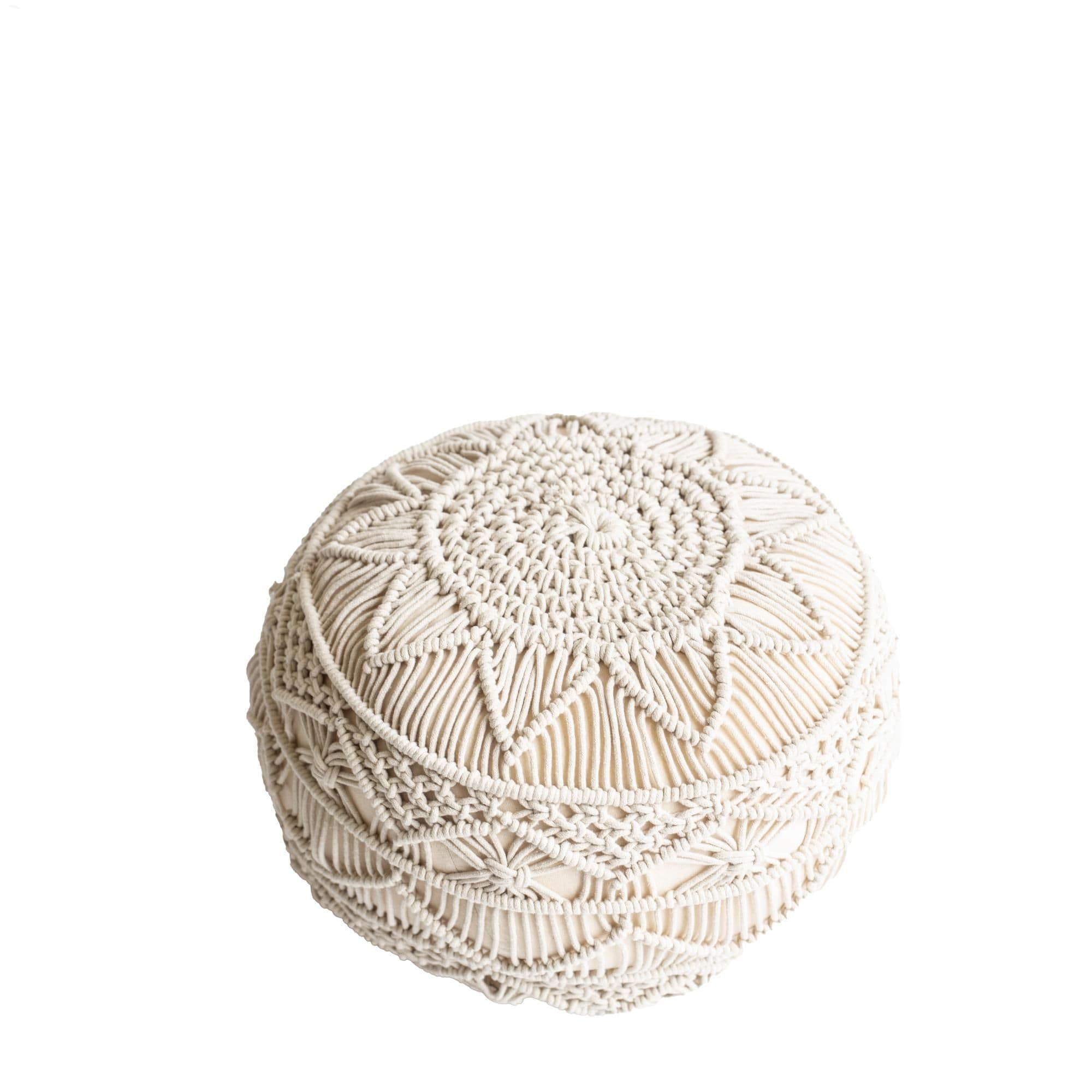 TUCCHI boho pouf round