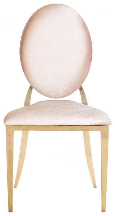 DUPONT chair ice pink with gold