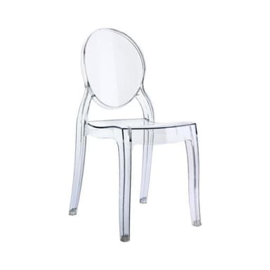 PIEL KIDS chair clear plastic 