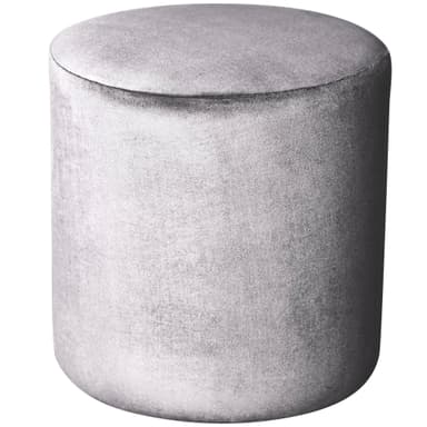 NORMAN ash-grey pouf medium