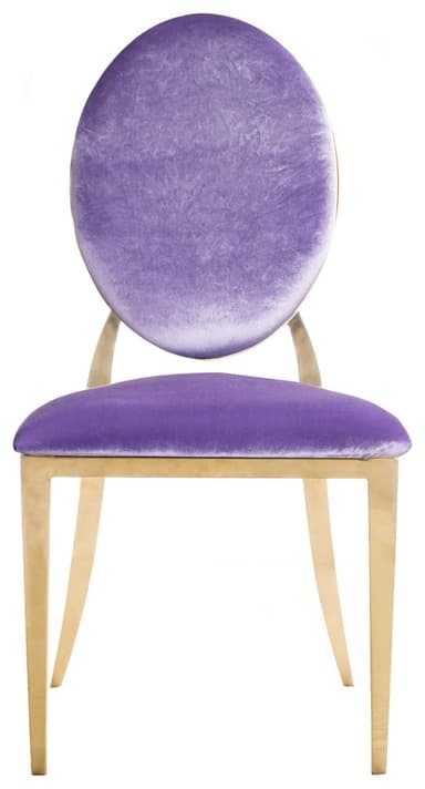 DUPONT chair ice lavender with gold
