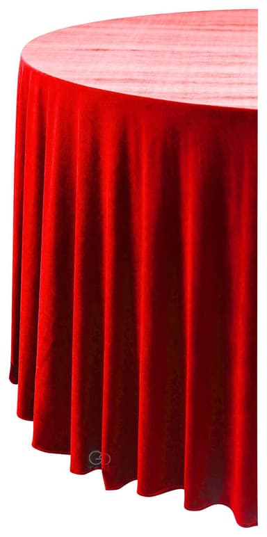 NEW! ILER ice red round tablecloth
