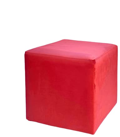 NEW! ARNO ice red pouf-cube medium