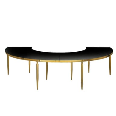 GABLE gold and black wave table — 2 section