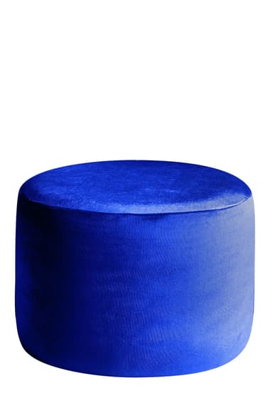 NORMAN royal blue pouf small