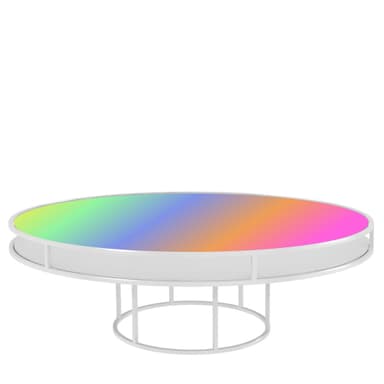CORNELL KIDS white round table with rainbow top