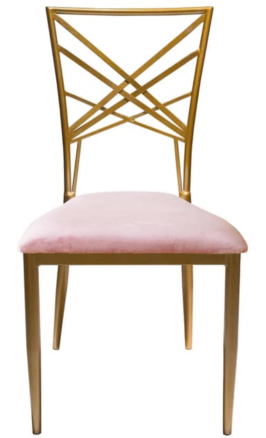 OCTAVE chair ice pink velvet