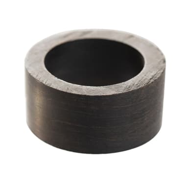GRIS black wooden napkin ring