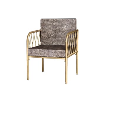 LIEPA leopard armchair
