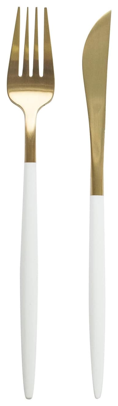 BAKER white-gold cutlery, set of 2